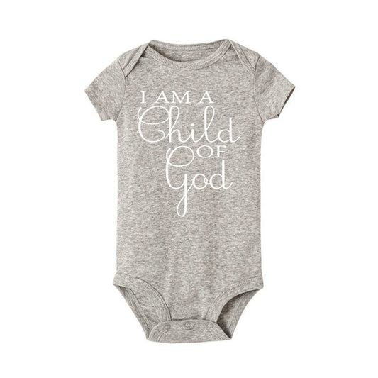 Alphabet-Baby Kurzarm Lässiger Baby-Body