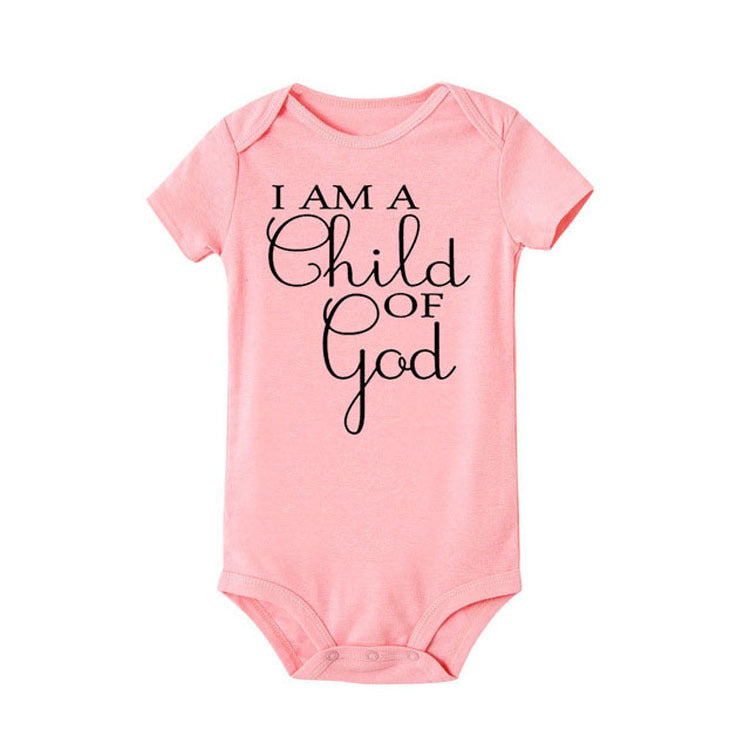 Alphabet-Baby Kurzarm Lässiger Baby-Body