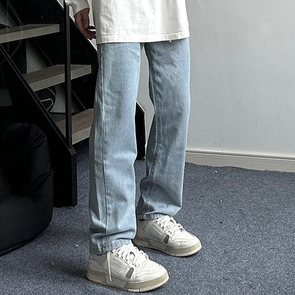 Elastischer Bund Jeans Amerikanisch All-Matching