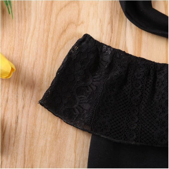 trägerloser Shirt-Jumpsuit und Stirnband