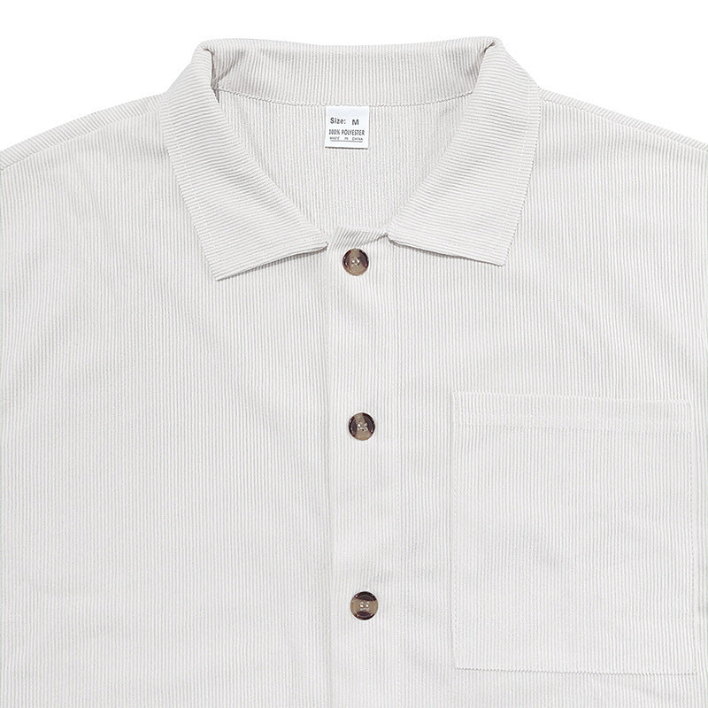 Summer set: short-sleeved shirt & shorts