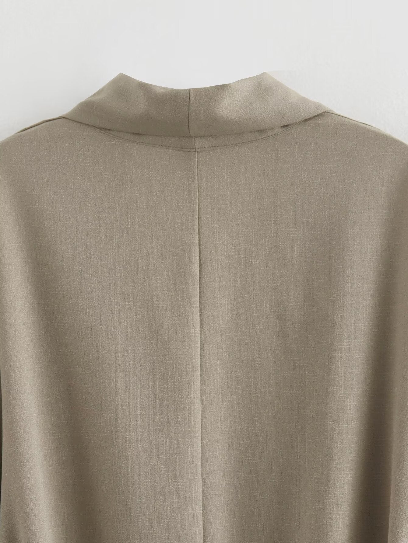 Texture Double Breasted Kimono Top Drawstring Pants Suit