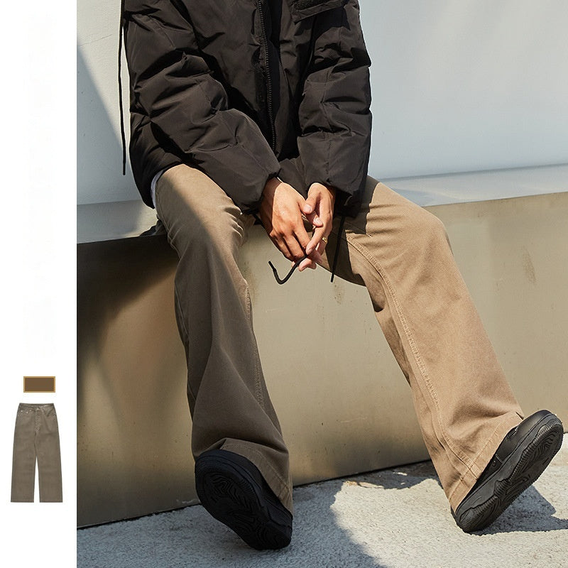New American Style Retro Hong Kong Style Japanische Lose Gerade Jeans für Männer