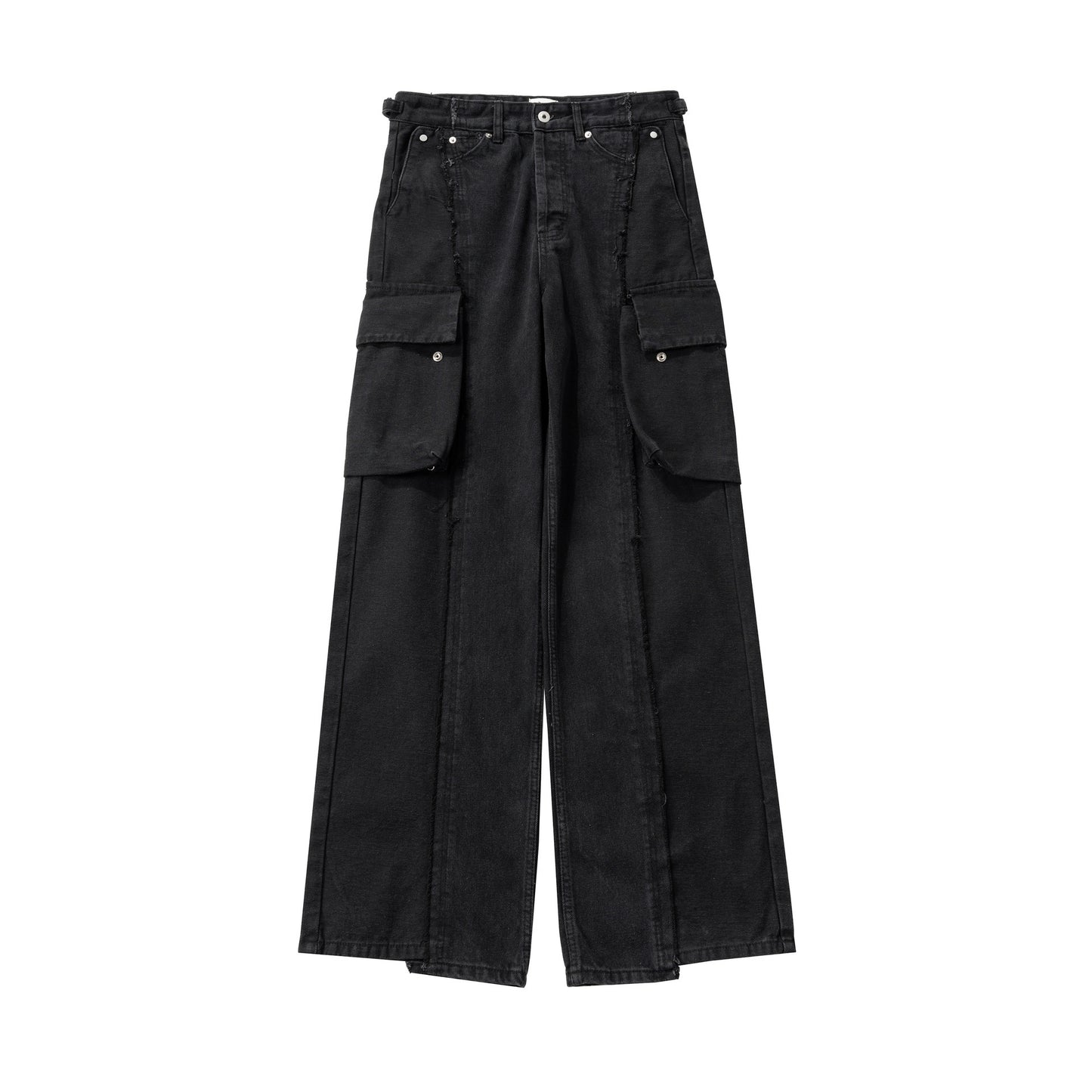 High Street American Stitching Cargo Jeans locker