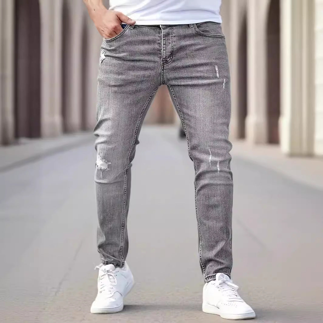 Slim-Fit Stretch-Jeans im amerikanischen Stil