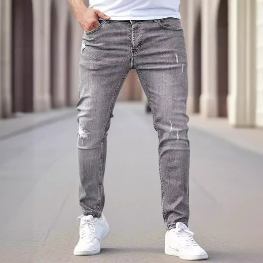 Slim-Fit Stretch-Jeans im amerikanischen Stil