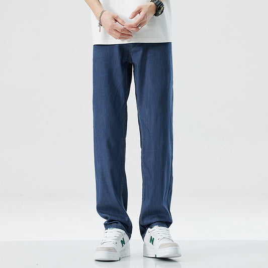 Herren Lose Gerade Eis Seide Freizeit jeans