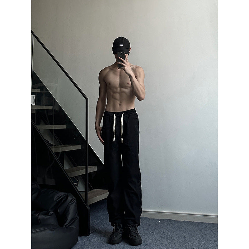 Elastischer Bund Jeans Amerikanisch All-Matching