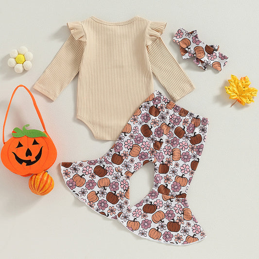 Baby Spitzen Langarm-Jumpsuit Anzug