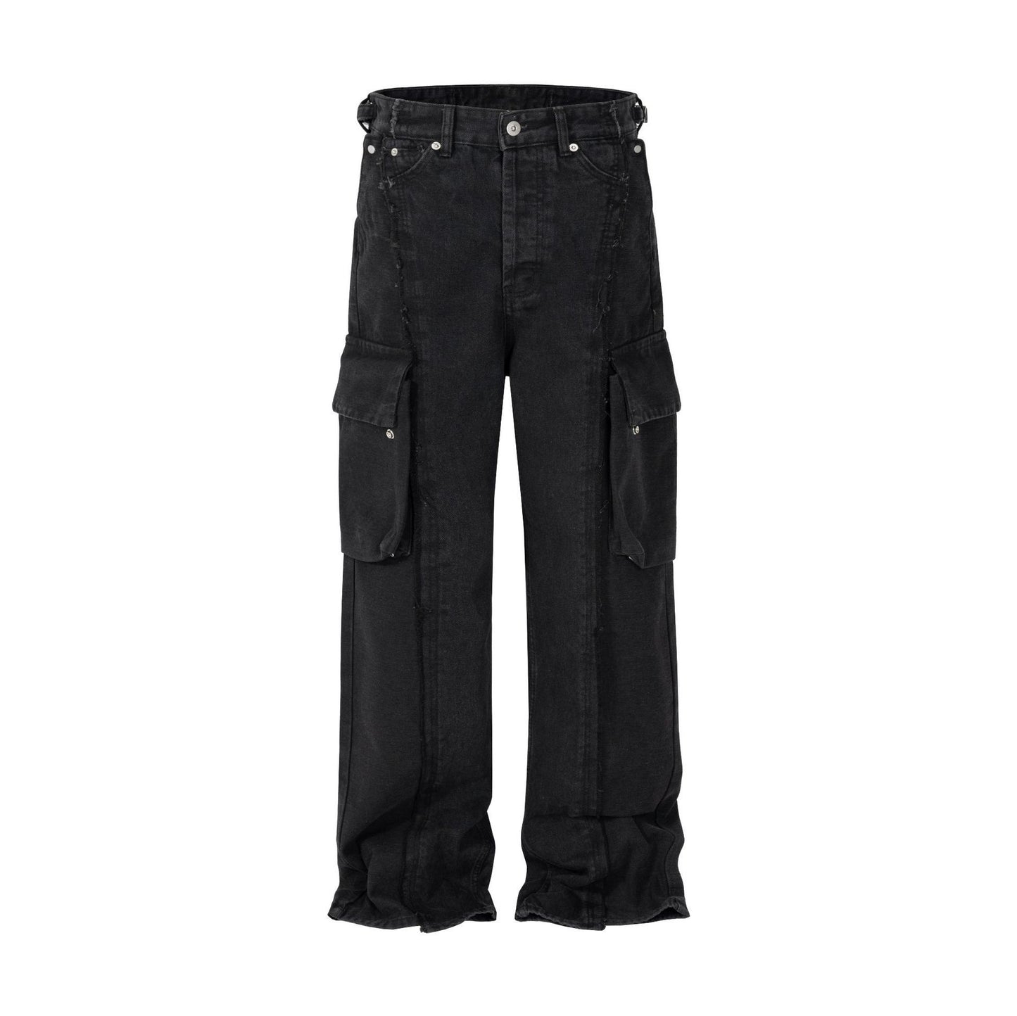 High Street American Stitching Cargo Jeans locker