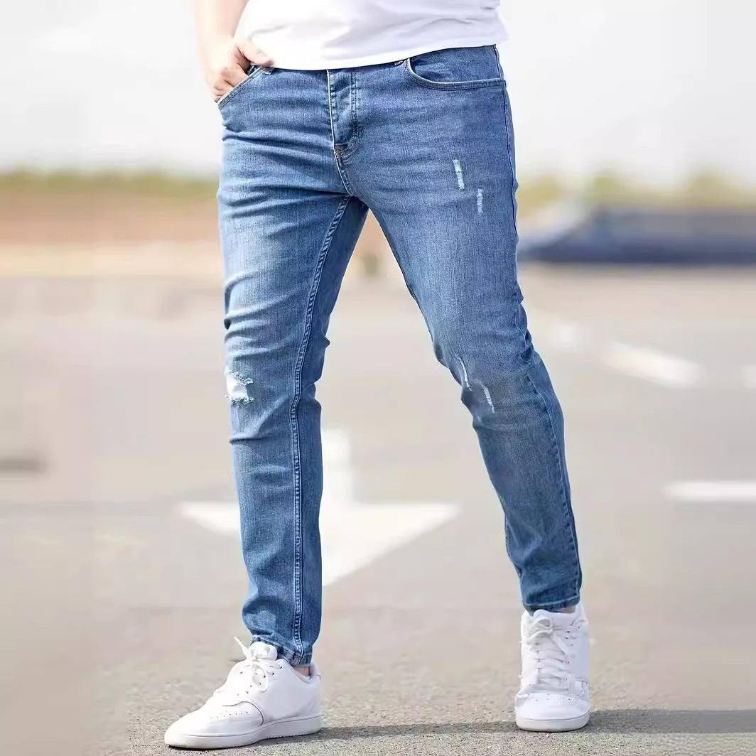 Slim-Fit Stretch-Jeans im amerikanischen Stil