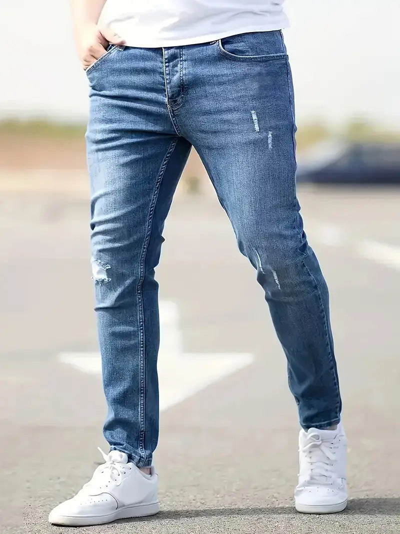 Slim-Fit Stretch-Jeans im amerikanischen Stil