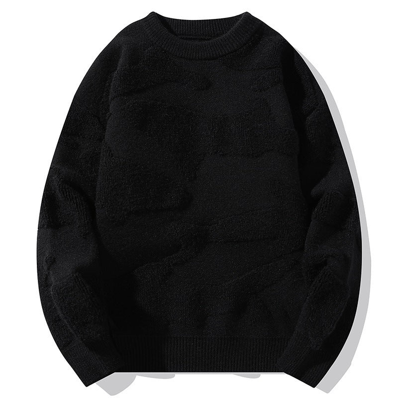 Winter Pullover, dick gefüttert mit Fleece, Plus-Size, locker geschnitten als Unterziehpullover