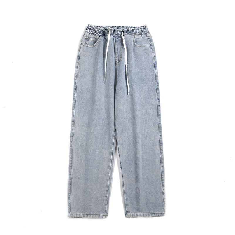 Elastischer Bund lockere gerade herabhängende Mop-Hose