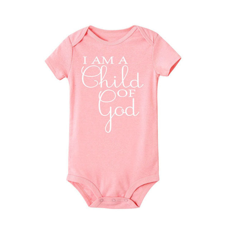 Alphabet-Baby Kurzarm Lässiger Baby-Body