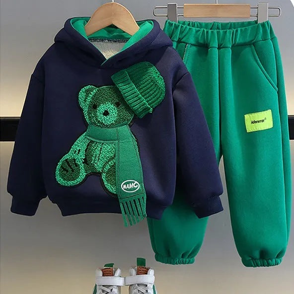 Jungen- und Mädchenanzug Modische Kinderkleidung Frühling und Herbst Sport-Sweatshirt