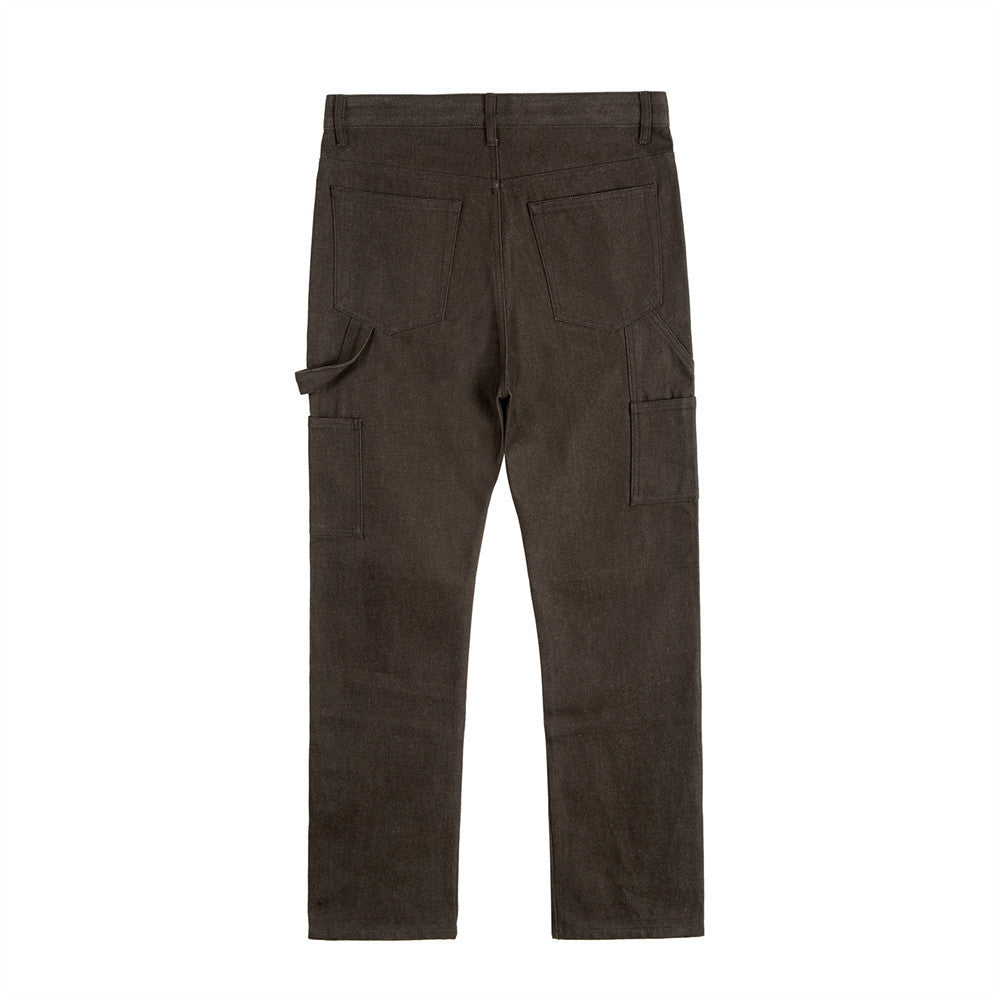 Drucklinien Denim gerade Jeans Herren Slim Fit Beine