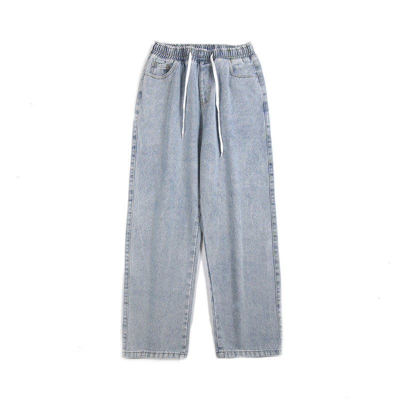 Elastischer Bund lockere gerade herabhängende Mop-Hose