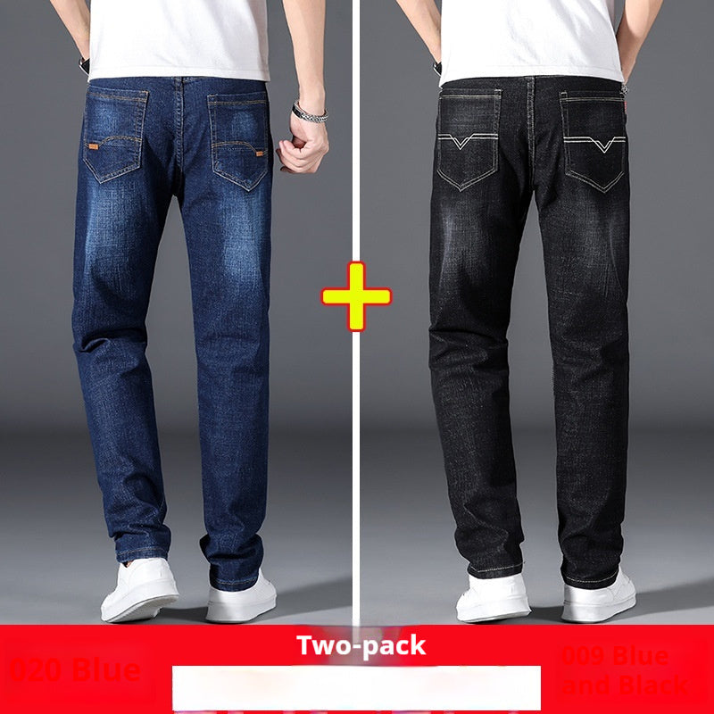 Sommer dünne Jeans Herren lose gerade