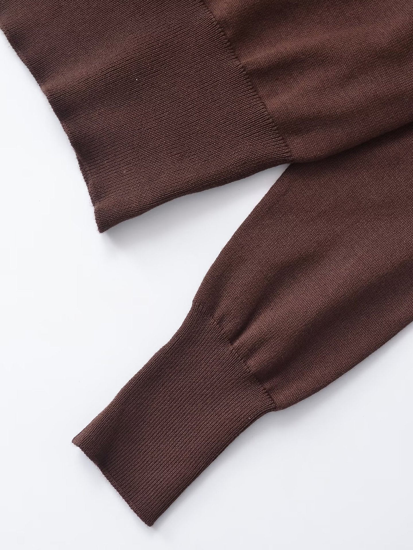 Modische Damen Wollmischung Strickjacke