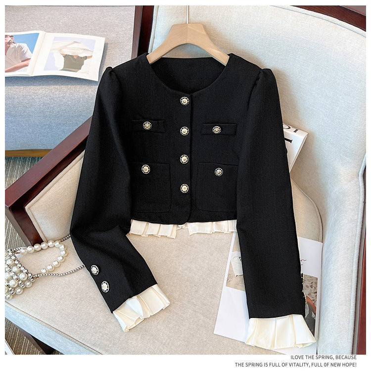 Suit French Socialite Coat Skirt Two-piece Set