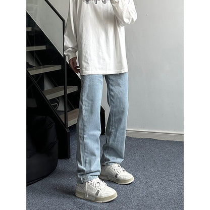 Elastischer Bund Jeans Amerikanisch All-Matching