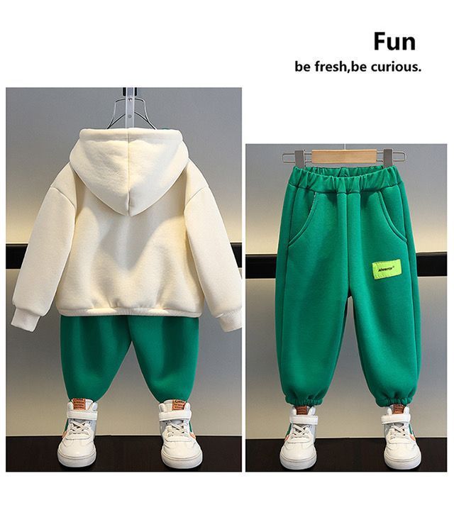 Jungen- und Mädchenanzug Modische Kinderkleidung Frühling und Herbst Sport-Sweatshirt