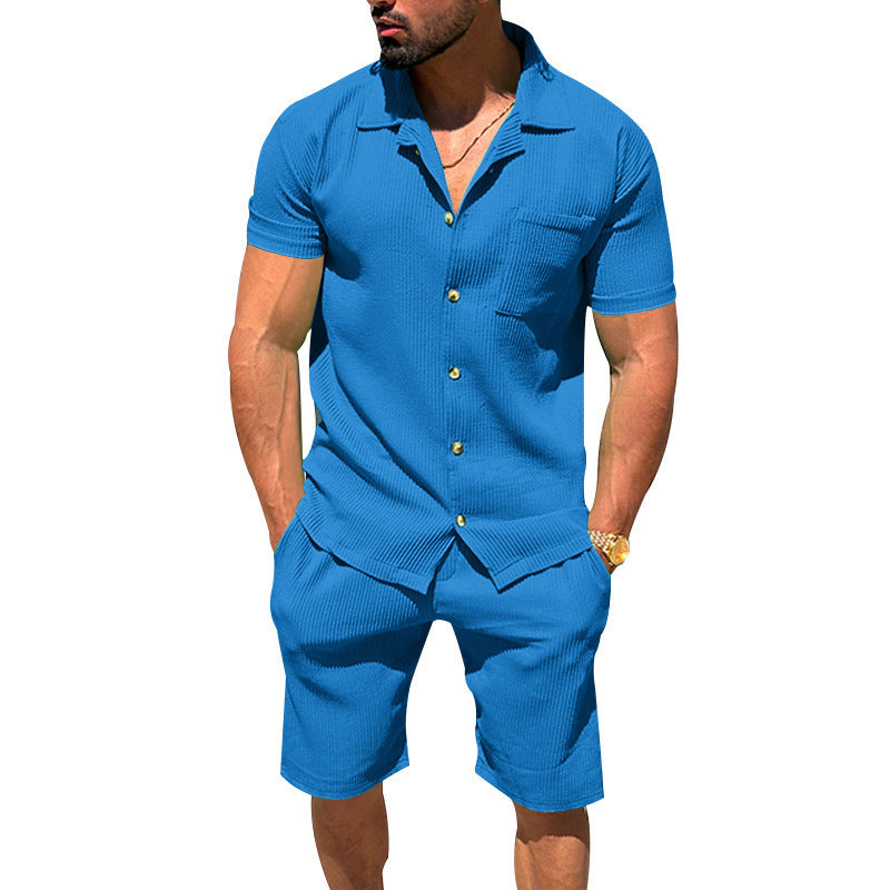 Summer set: short-sleeved shirt &amp; shorts