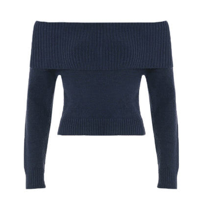 Europäisch und Amerikanisch Allround Slim-Fit Pullover Damen
