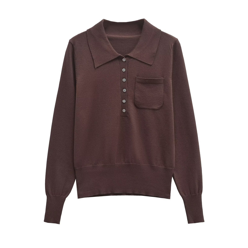 Modische Wollmischung Strickjacke