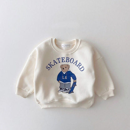 Säugling Skateboard-Bär Sweatshirt Freizeitanzug