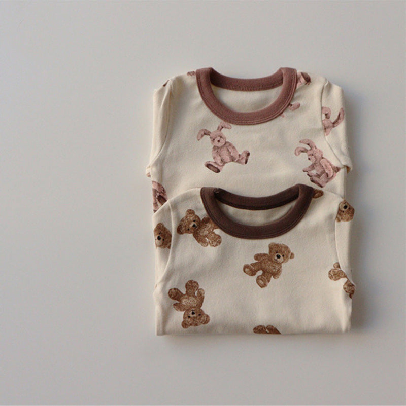 Jungen und Mädchen Baby Hauskleidung Anzug
