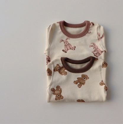 Jungen und Mädchen Baby Hauskleidung Anzug