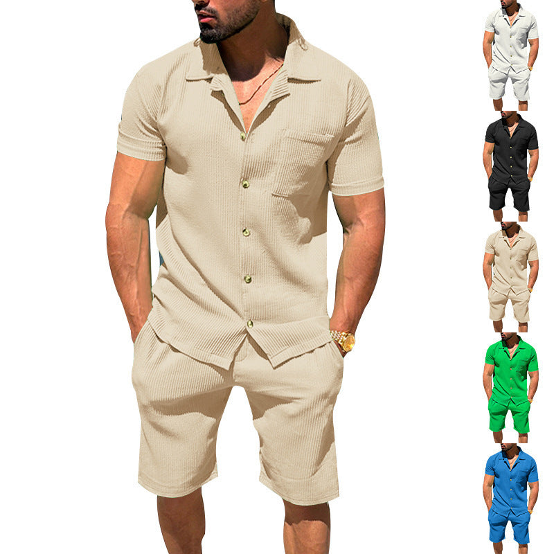 Summer set: short-sleeved shirt &amp; shorts