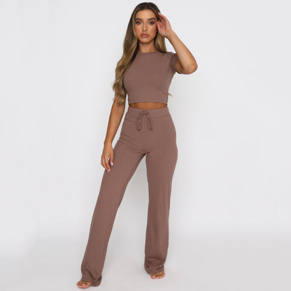 Fashion Casual Set Women's Solid Color