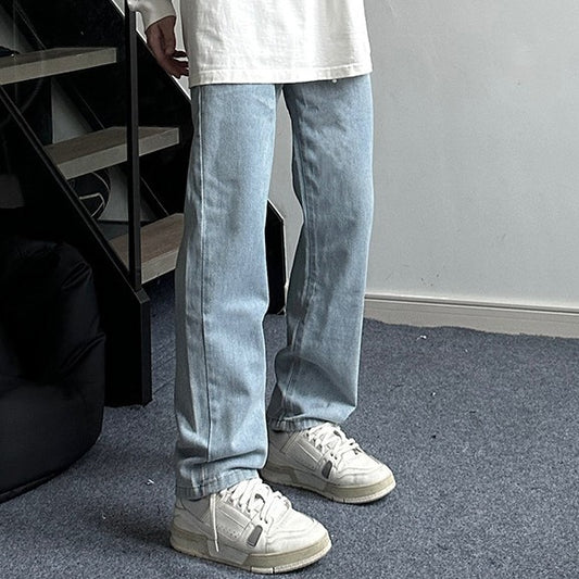 Elastischer Bund Jeans Amerikanisch All-Matching