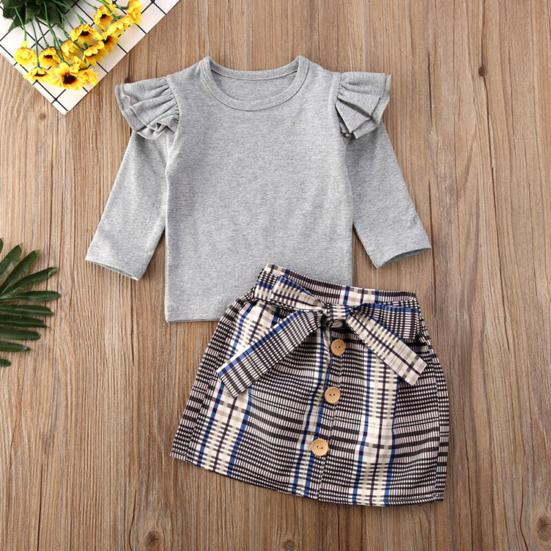 children's skirt suit 