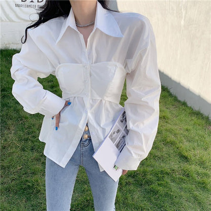 Damen-Shirt mit Design-Akzent – Exklusives Frühjahrs- und Herbstmodell