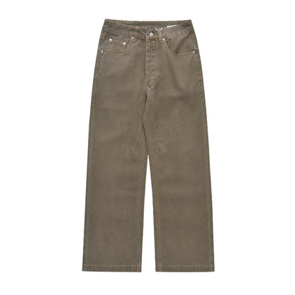 New American Style Retro Hong Kong Style Japanische Lose Gerade Jeans für Männer