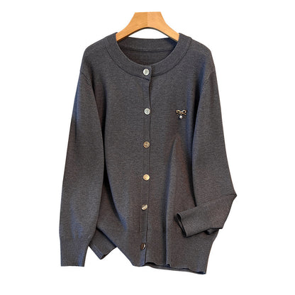 Damen Lockere Strickjacke Strickmantel