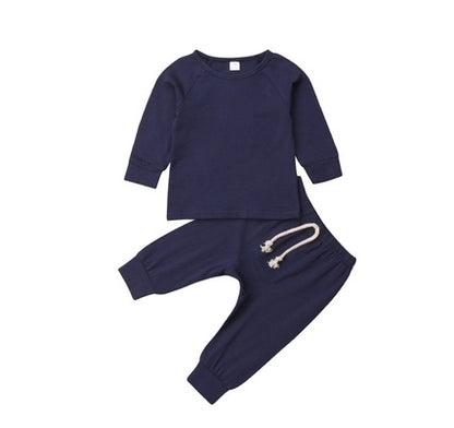 Strampler Baumwoll Trainingsanzug Set Baby Kinder Kleidung