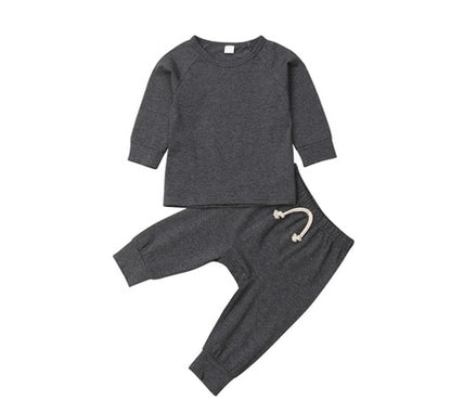 Strampler Baumwoll Trainingsanzug Set Baby Kinder Kleidung