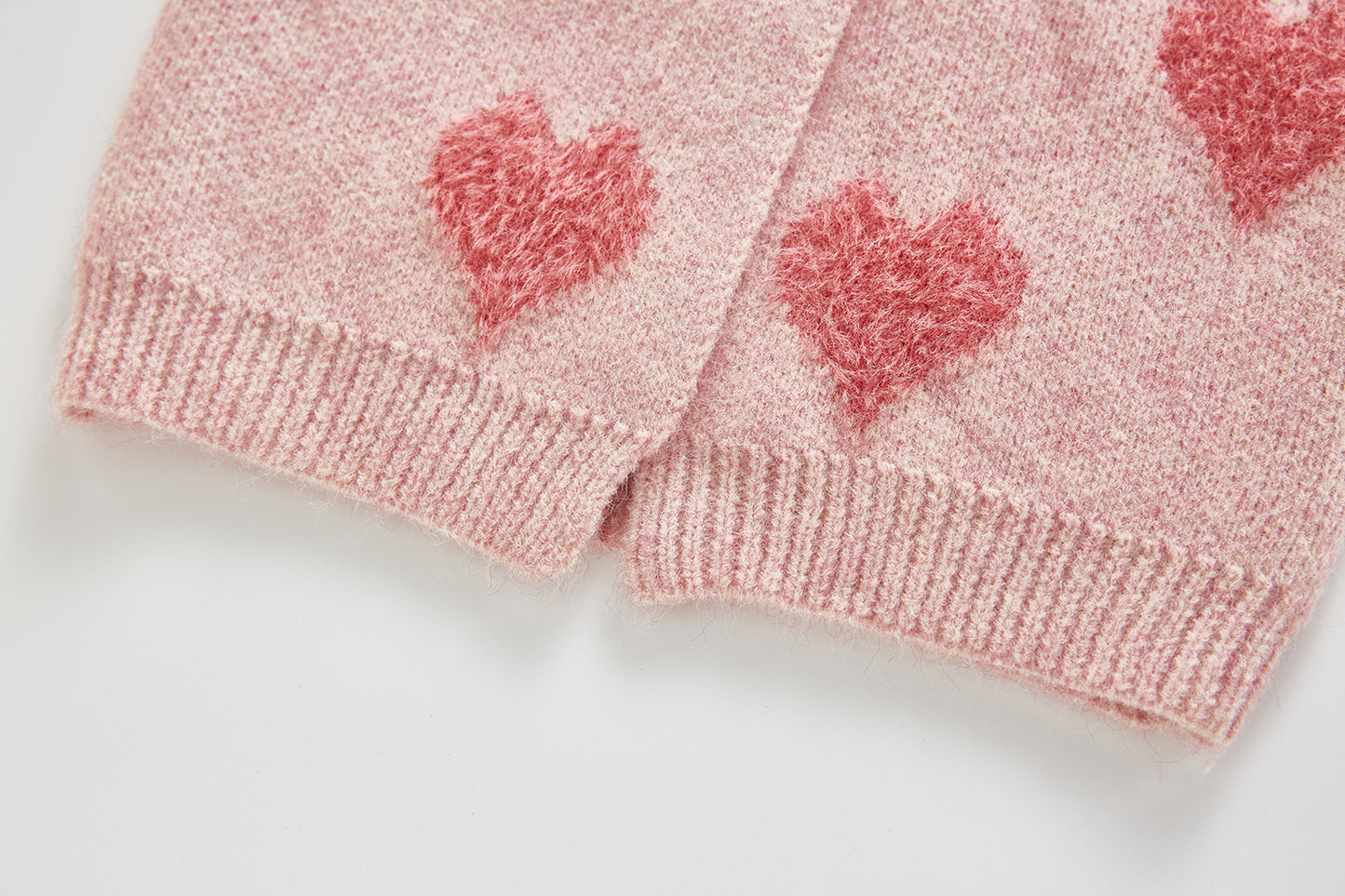 Zweiteiliges Strickcardigan-Jacke mit Trägern
