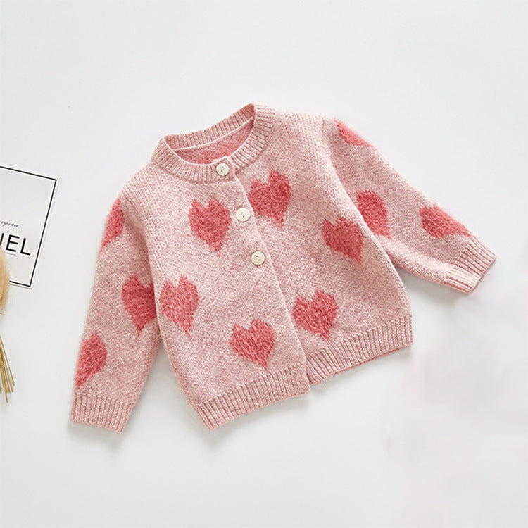 Zweiteiliges Strickcardigan-Jacke mit Trägern