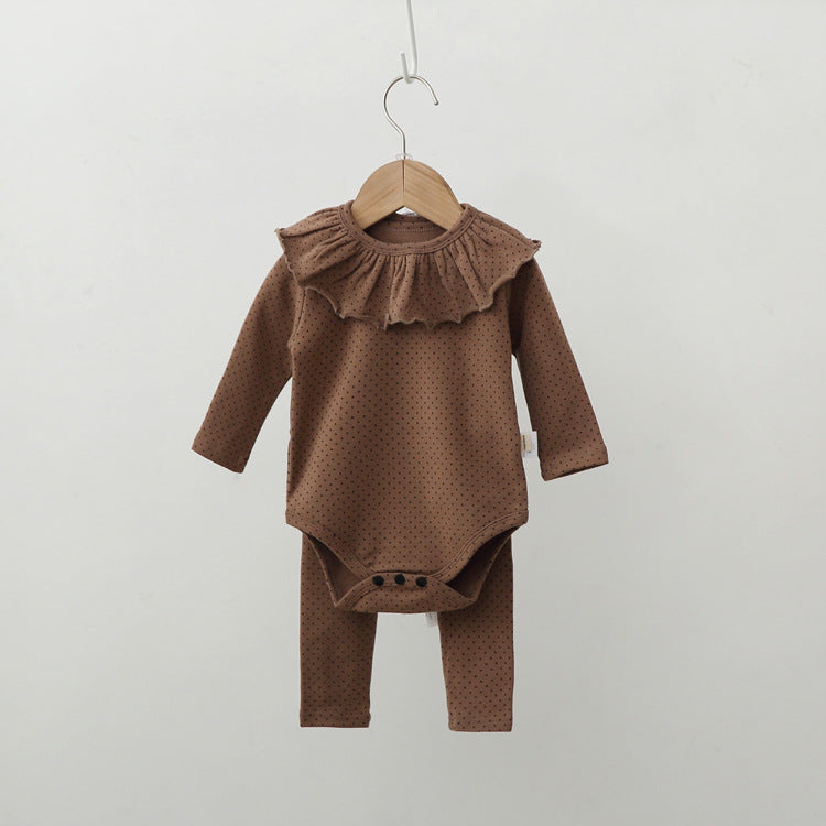 Jungen Polka-Dot Basisunterwäsche Kletteranzug