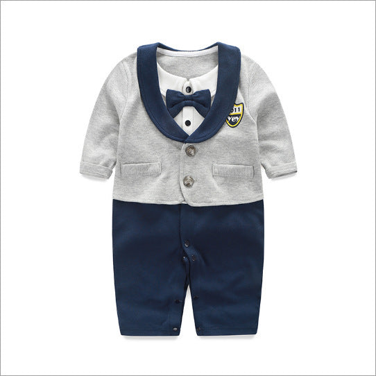 Baby Strampler Frühling und Herbst Modelle Außenhandel Gentleman Baby Kleidung Langarm Baby Kleidung