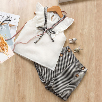 Summer Kids Girls Clothes T-shirt and Shorts for Girls