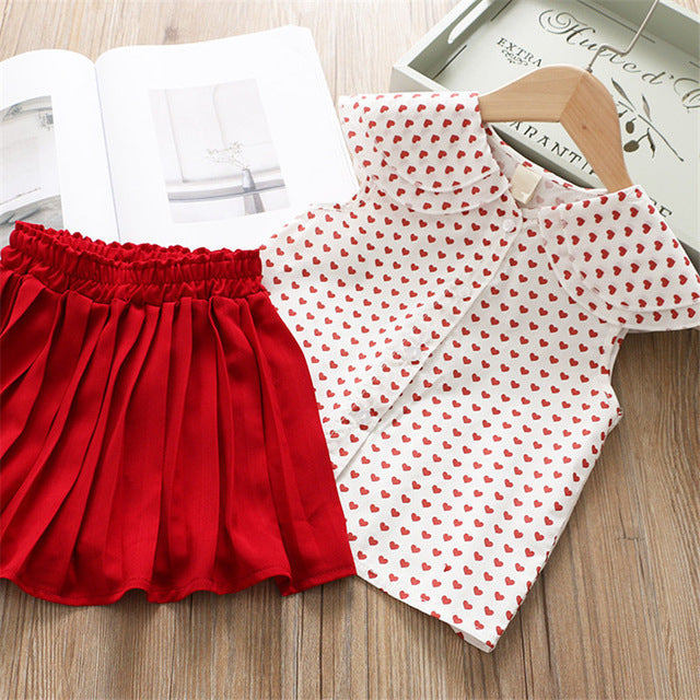 Summer Kids Girls Clothes T-shirt and Shorts for Girls