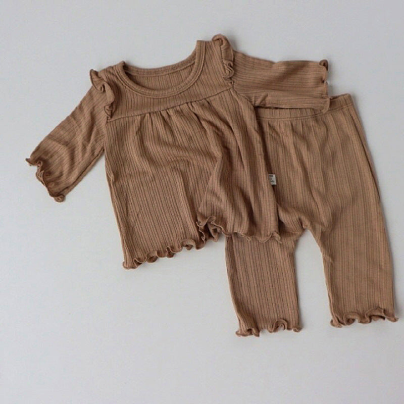Children's clothing Baby undersuit Cotton soft baby pajamas Baby clothes Baby house suit 