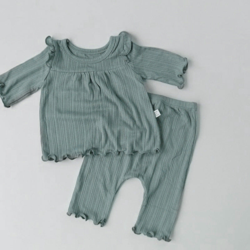Children's clothing Baby undersuit Cotton soft baby pajamas Baby clothes Baby house suit 